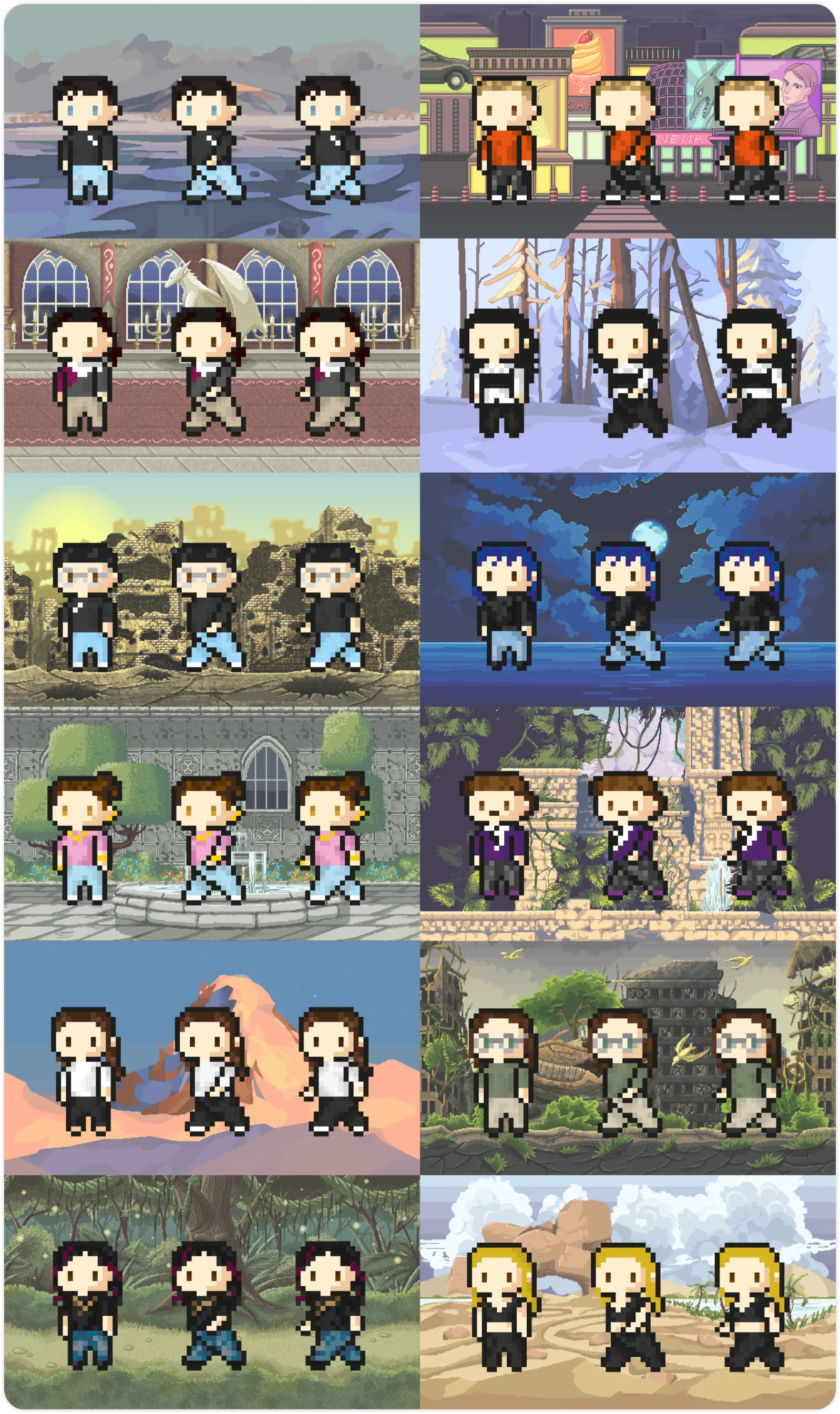 Les 12 Fragments - Mockup 3